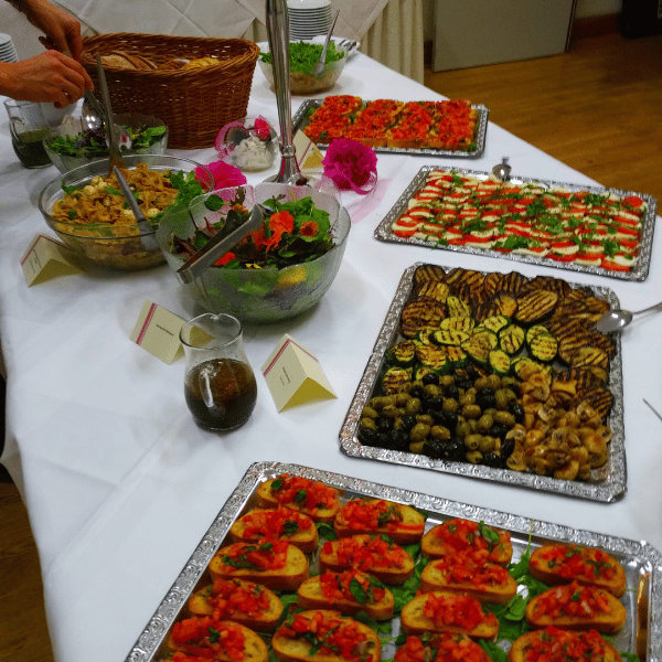 Buffet von Heidrichs Catering 