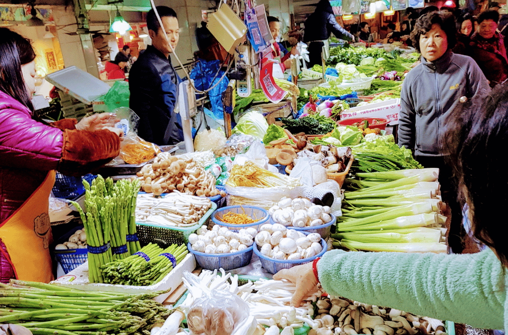 Wet Market in Shanghai