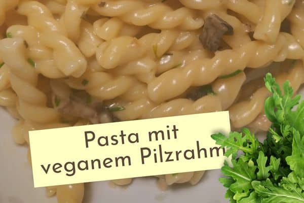 Gemelli mit veganem Pilzrahm