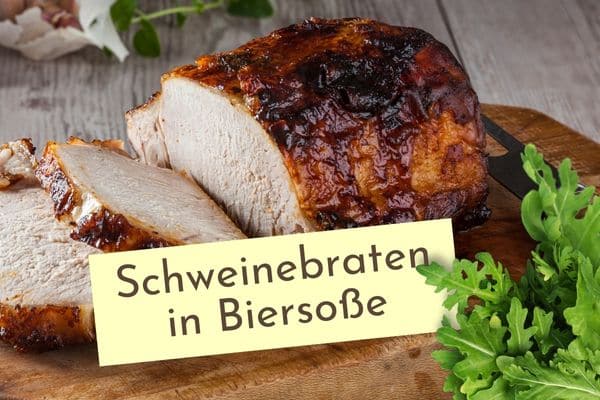 zarter Schweinebraten mit Bier-Senf-Kruste