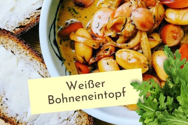 Schneller weißer Bohneneintopf