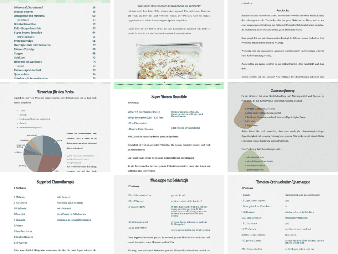 Rezepte bei Chemotherapie snippet