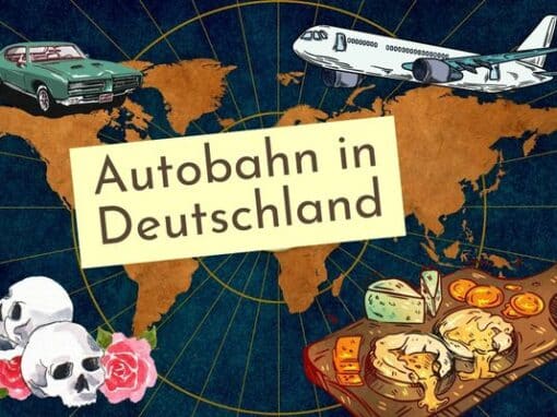 Autobahnfahrt in Deutschland Autobahnfahrt in Deutschland