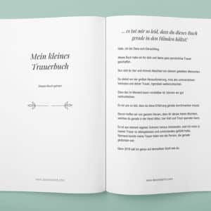 Trauerbuch für die ersten Tage des Verlusts. Schreiben hilft der Seele. Arbeitsbuch mit Bildern zum Ausmalen