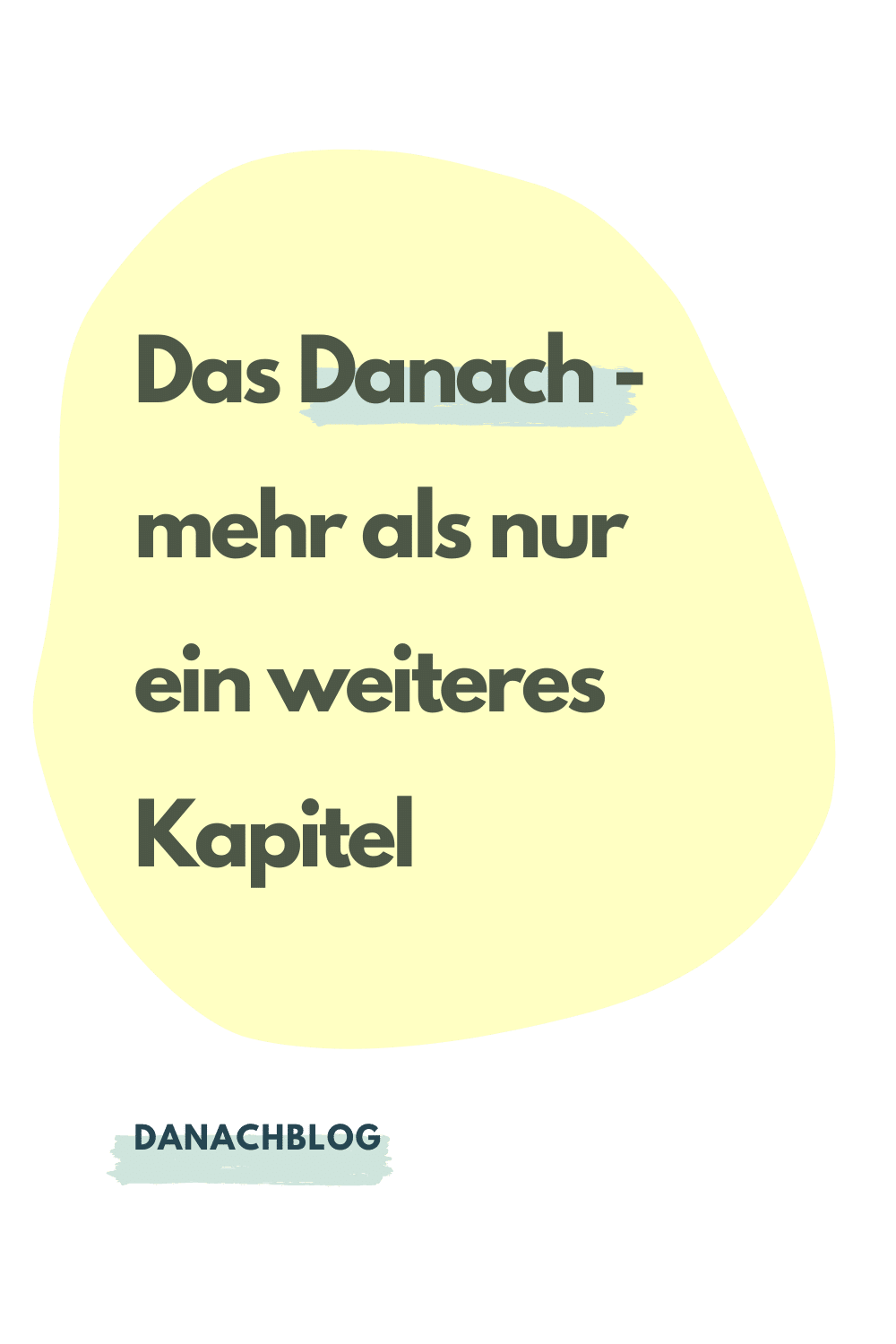 Das Danach - weiterleben nach dem Verlust