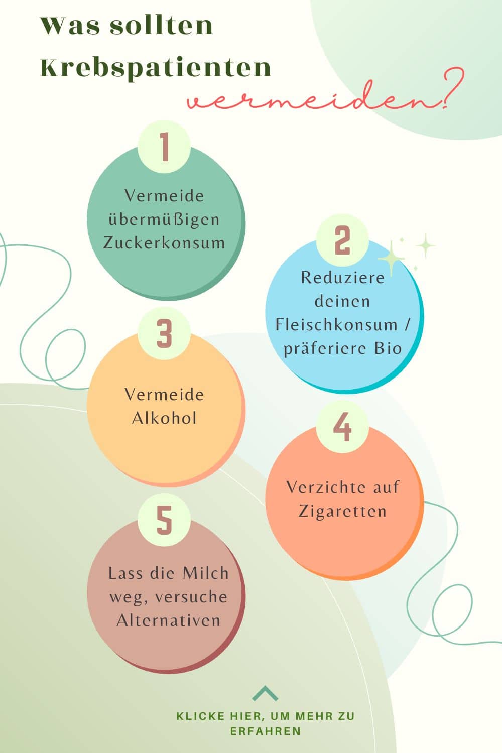 Was dürfen Krebspatienten nicht essen?