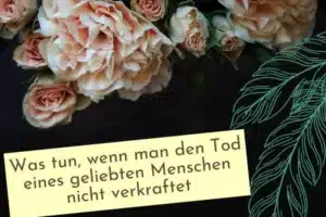 Ich kann den Tod meines Partners nicht verkraften