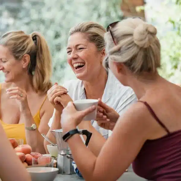 Gemeinschaft und Lachen wird beim Trauer Retreat groß geschrieben