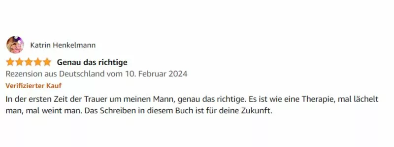 Amazon Rezension Tagebuch Trauer