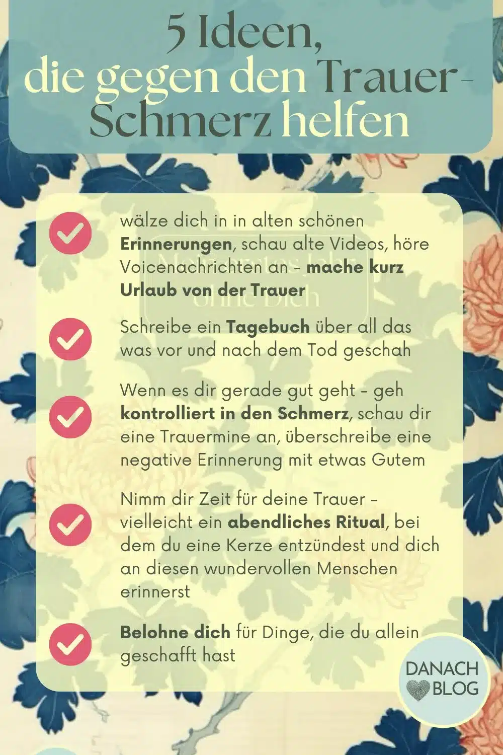 Wie lange dauert der Trauerschmerz? Was hilft in der Trauer? fünf Ideen, die helfen. Wann ist die Trauer am schlimmsten?