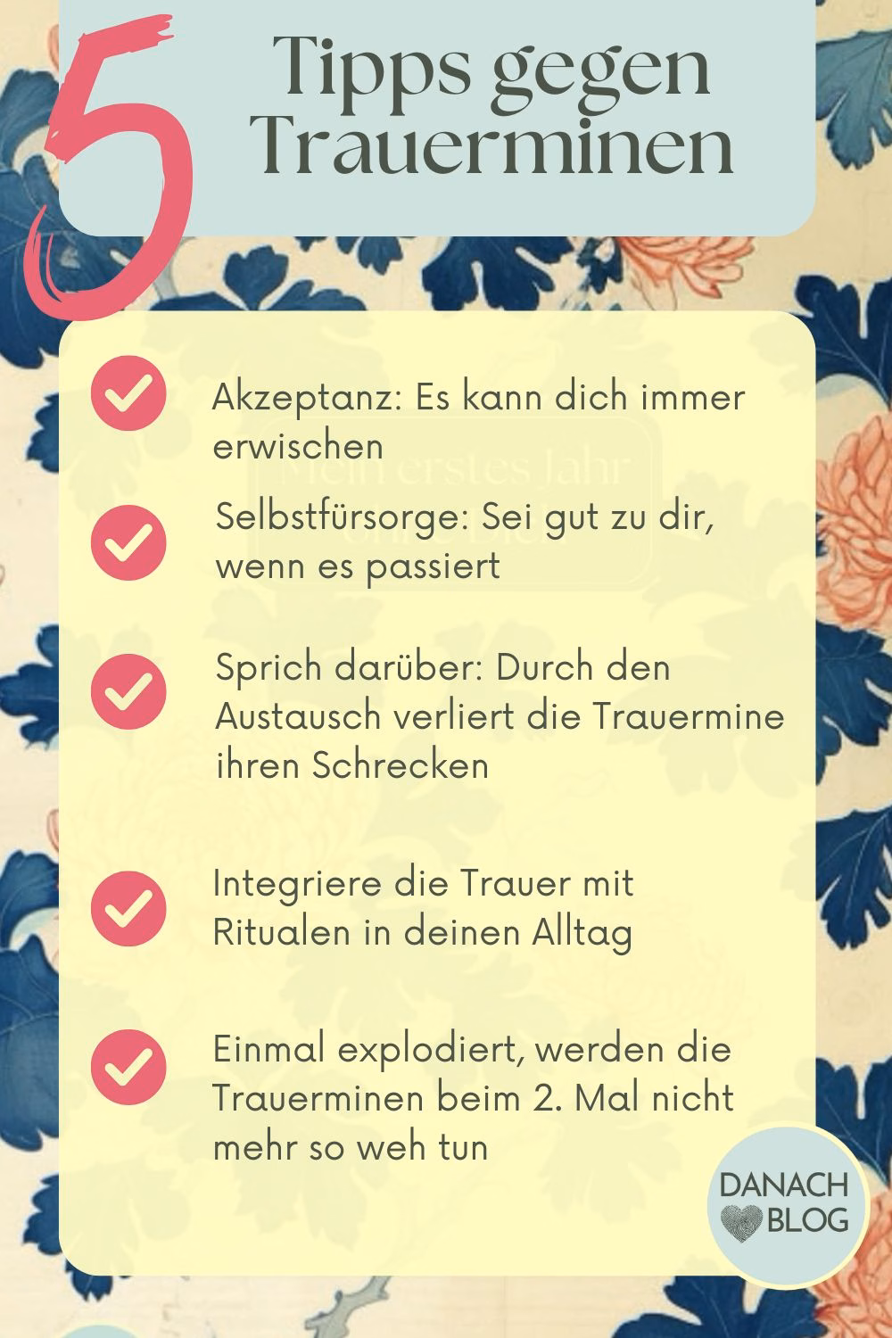 Fünf Tipps, was wirklich gegen Trauerminen und Trauertrigger hilft