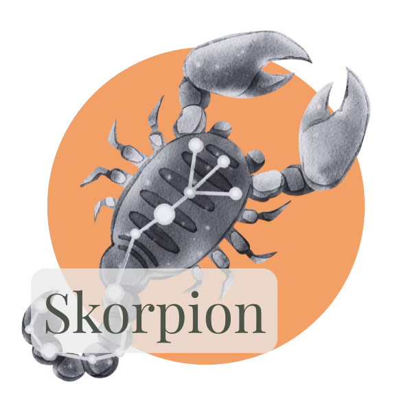 Sternzeichen Skorpion in der Trauer