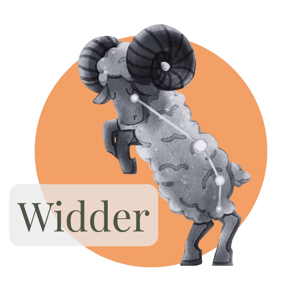 Widder in der Trauer