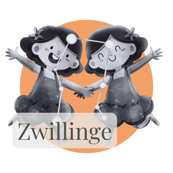 Zwillinge in der Trauer