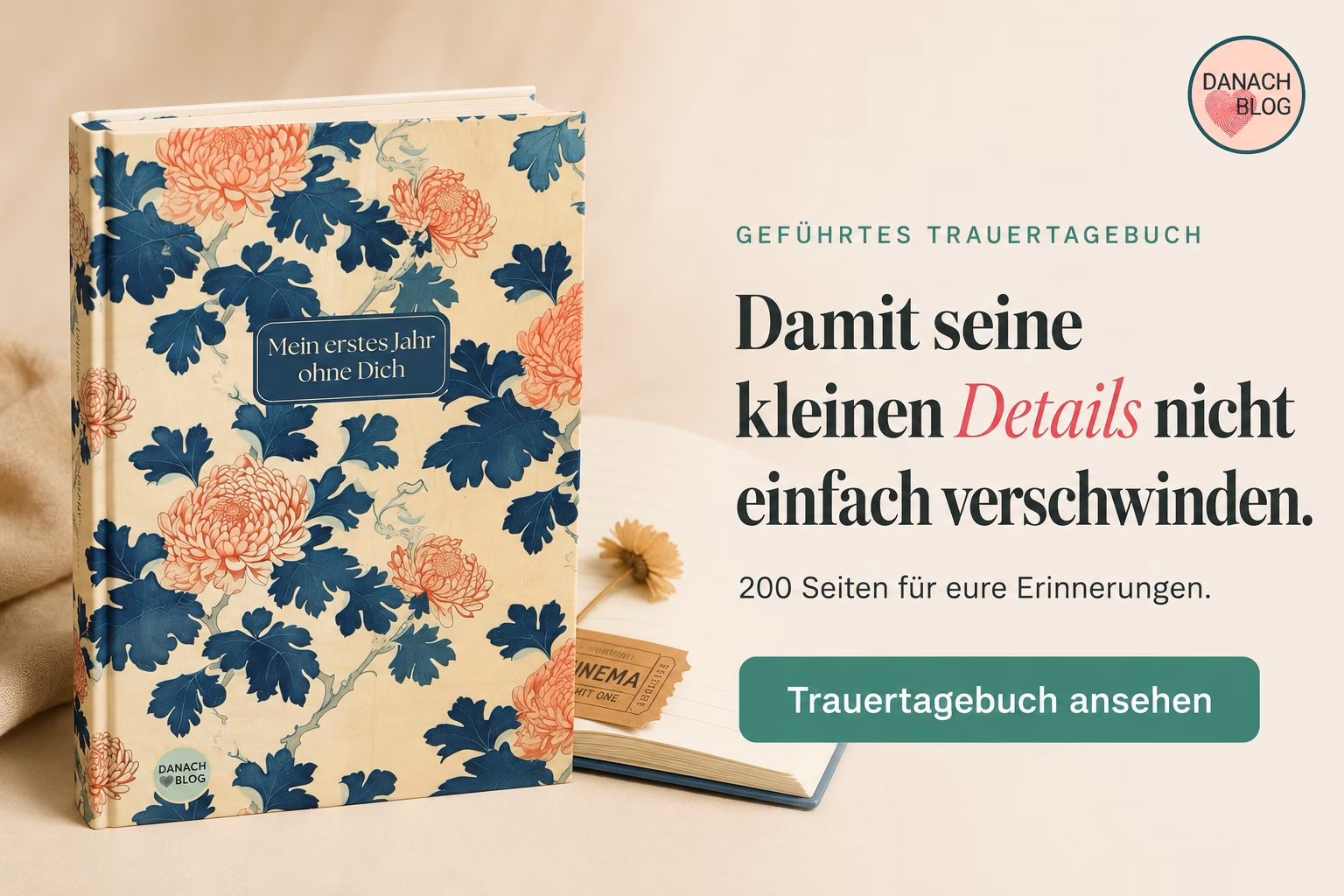 Trauertagebuch von Dana Heidrich