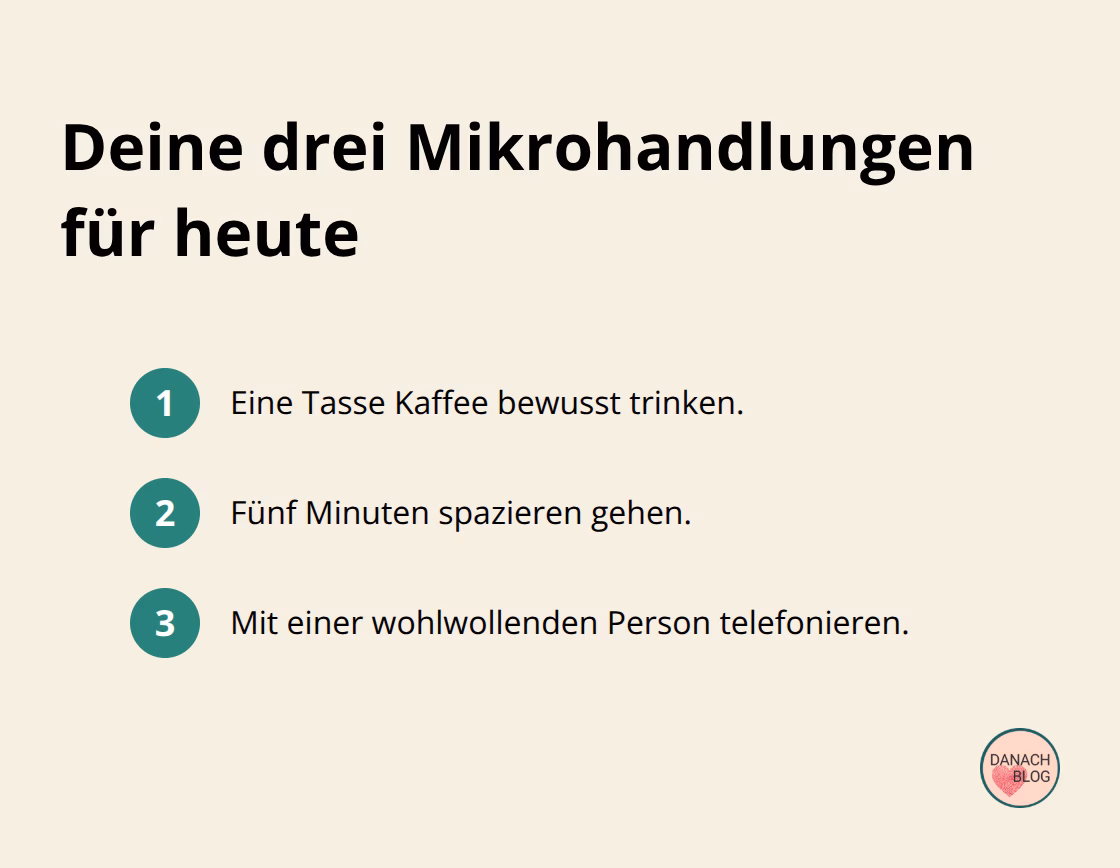 Drei einfache tägliche Handlungen zur sanften Mindset-Verschiebung - Leben 2.0 Mindset